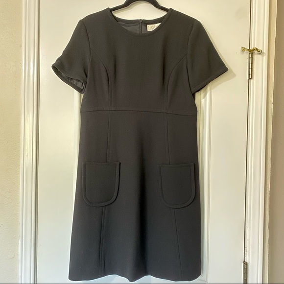 👛GOAT by Jane Atelier Mini Black Shift Dress